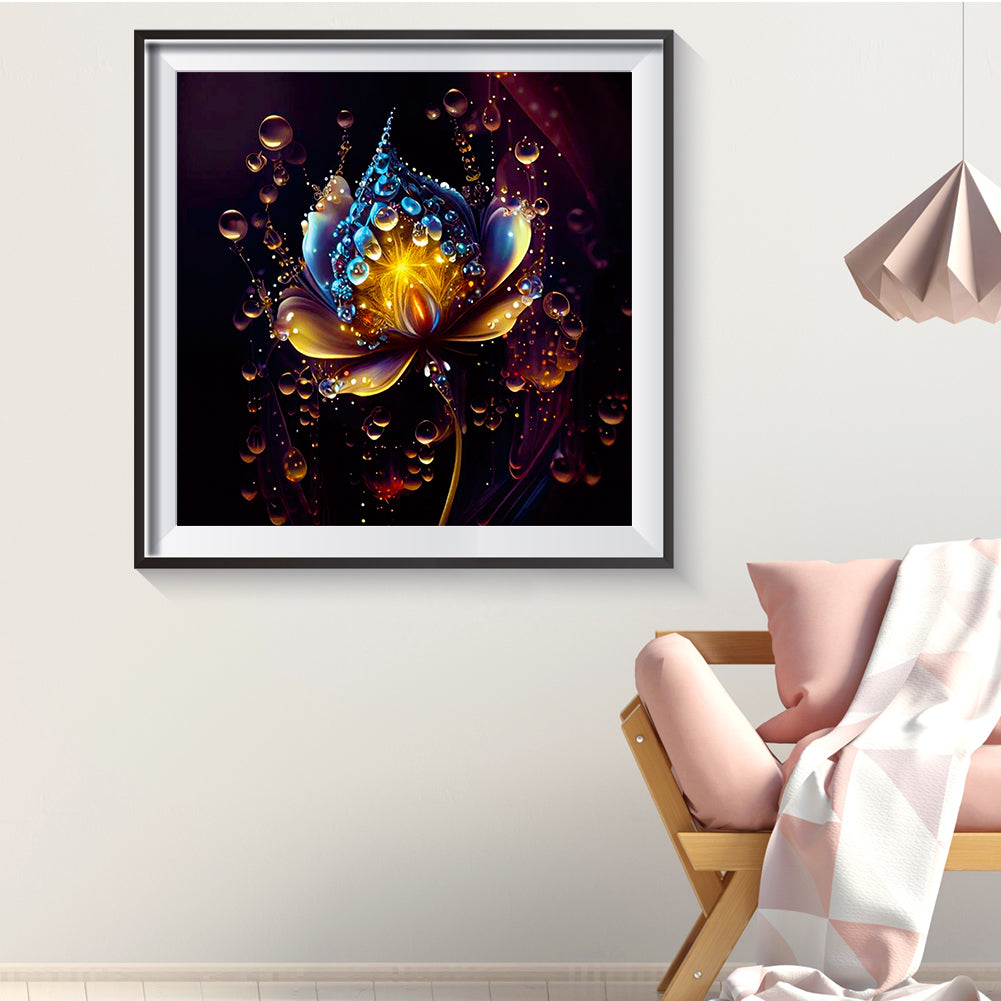 Crystal Flower - Full Round Drill Diamond Painting 30*30CM