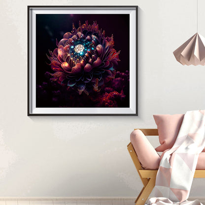 Crystal Flower - Full Round Drill Diamond Painting 30*30CM
