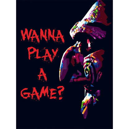 Mysterious Calligraphy Poster - Full Round Drill Diamond Painting 30*40CM
