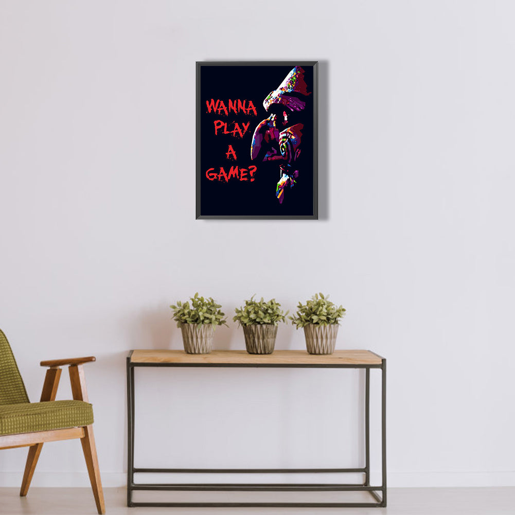 Mysterious Calligraphy Poster - Full Round Drill Diamond Painting 30*40CM