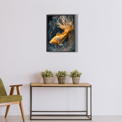 Mystery Goldfish - Full Round Drill Diamond Painting 30*40CM
