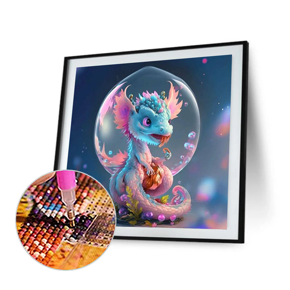 Fantasy Cartoon Pterosaur Crystal Ball - Full Round Drill Diamond Painting 30*30CM