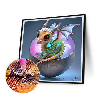 Guardian Planet Little Pterosaur - Full Round Drill Diamond Painting 30*30CM