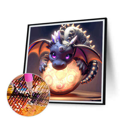 Guardian Planet Little Pterosaur - Full Round Drill Diamond Painting 30*30CM