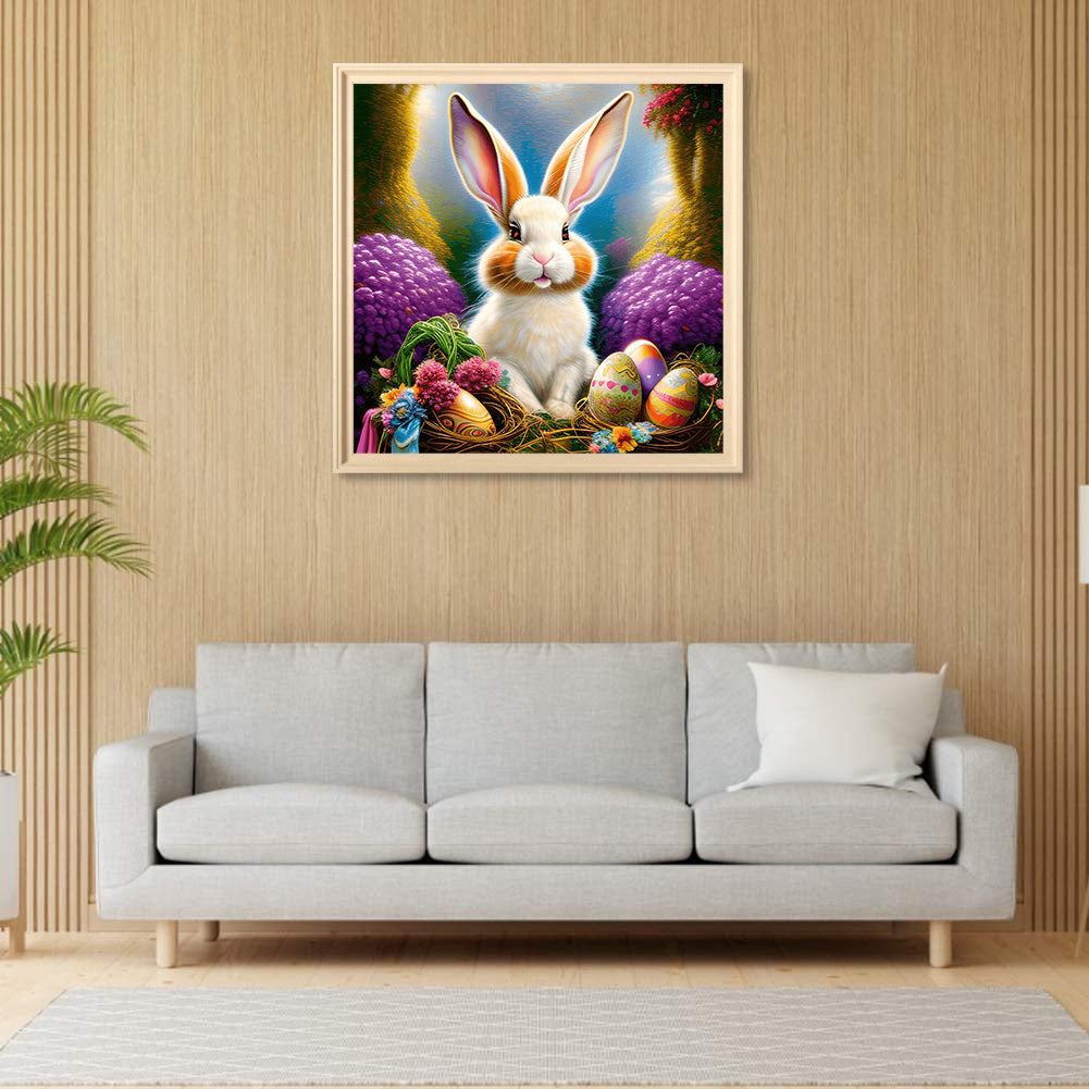 Easter Bunny - Full Round Drill Diamond Painting 30*30CM