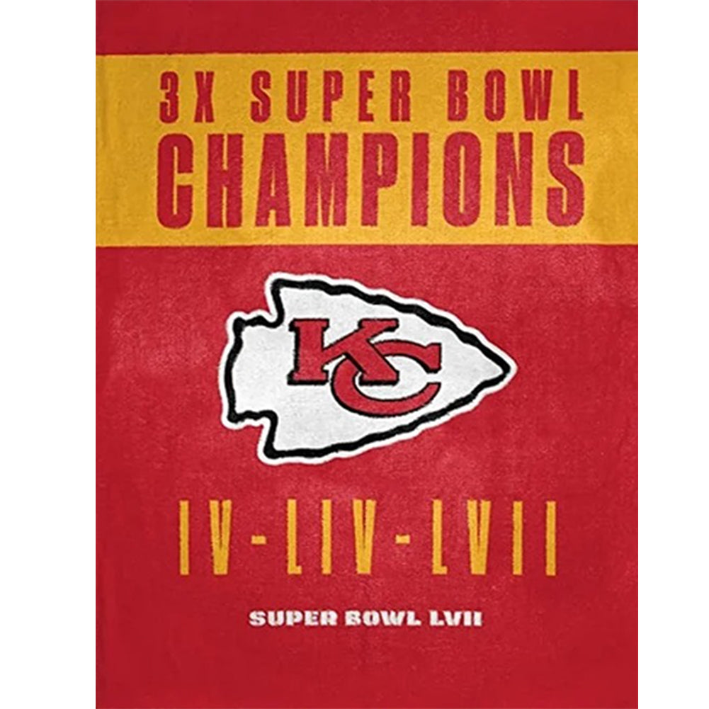 Kansas City Chiefs - Full Round Drill Diamond Painting 40*50CM