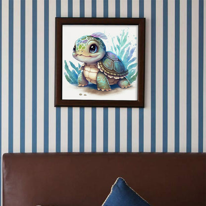 Sea Turtle - Full Round Drill Diamond Painting 35*35CM