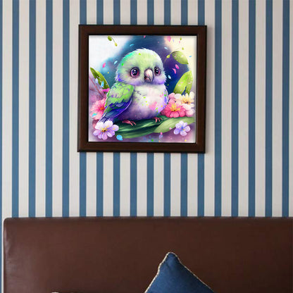 Parrot - Full Round Drill Diamond Painting 35*35CM