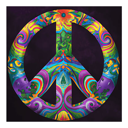 Peace Sign - Full Round Drill Diamond Painting 30*30CM
