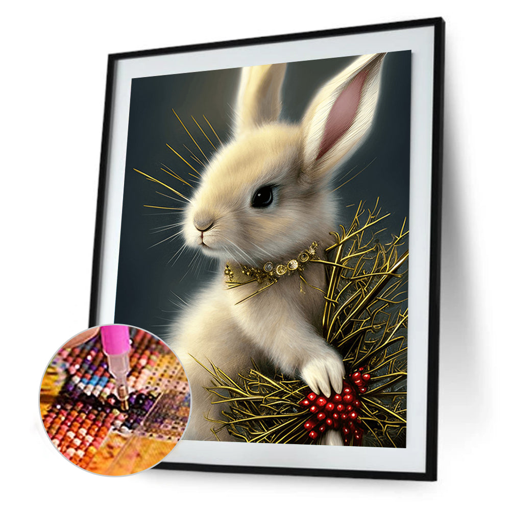 Rabbit - Full Round Drill Diamond Painting 30*40CM