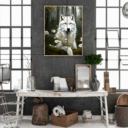 Wolf - Full Round Drill Diamond Painting 30*40CM