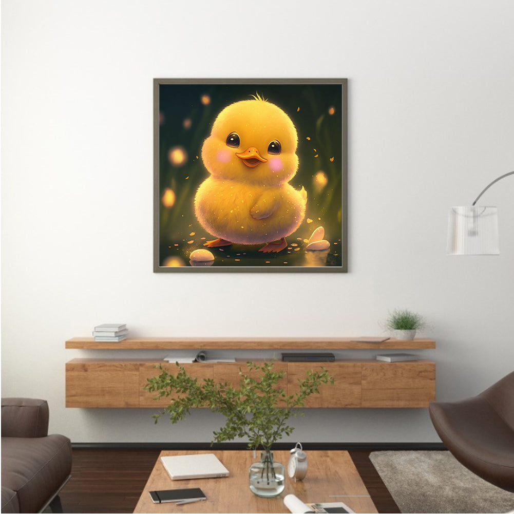 Duckling - Full Round Drill Diamond Painting 35*35CM