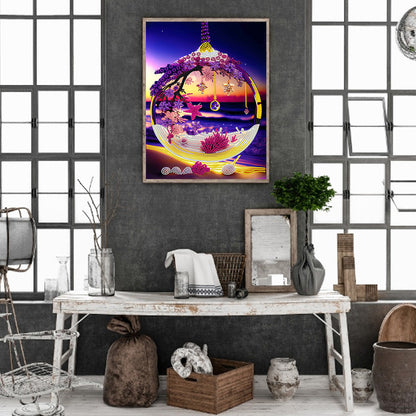 Fantasy Crystal Pendant - Special Shaped Drill Diamond Painting 30*40CM