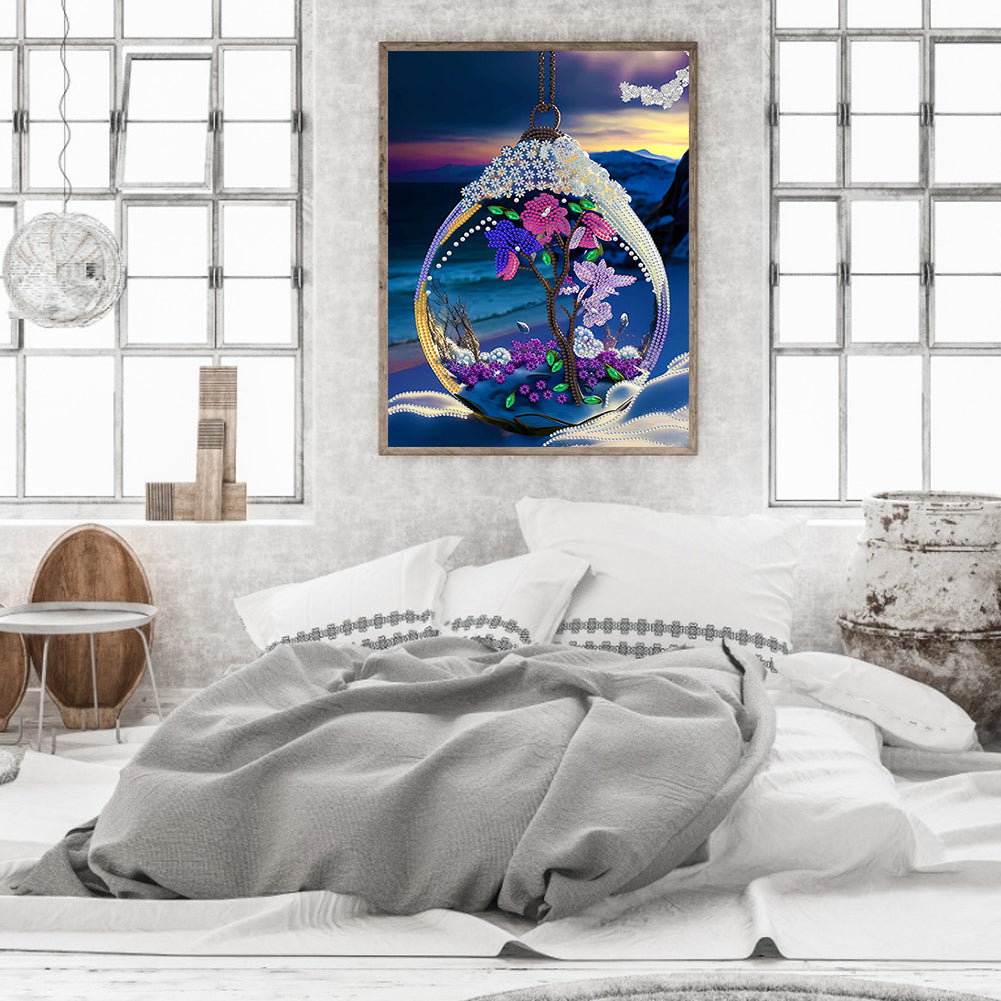 Fantasy Crystal Pendant - Special Shaped Drill Diamond Painting 30*40CM