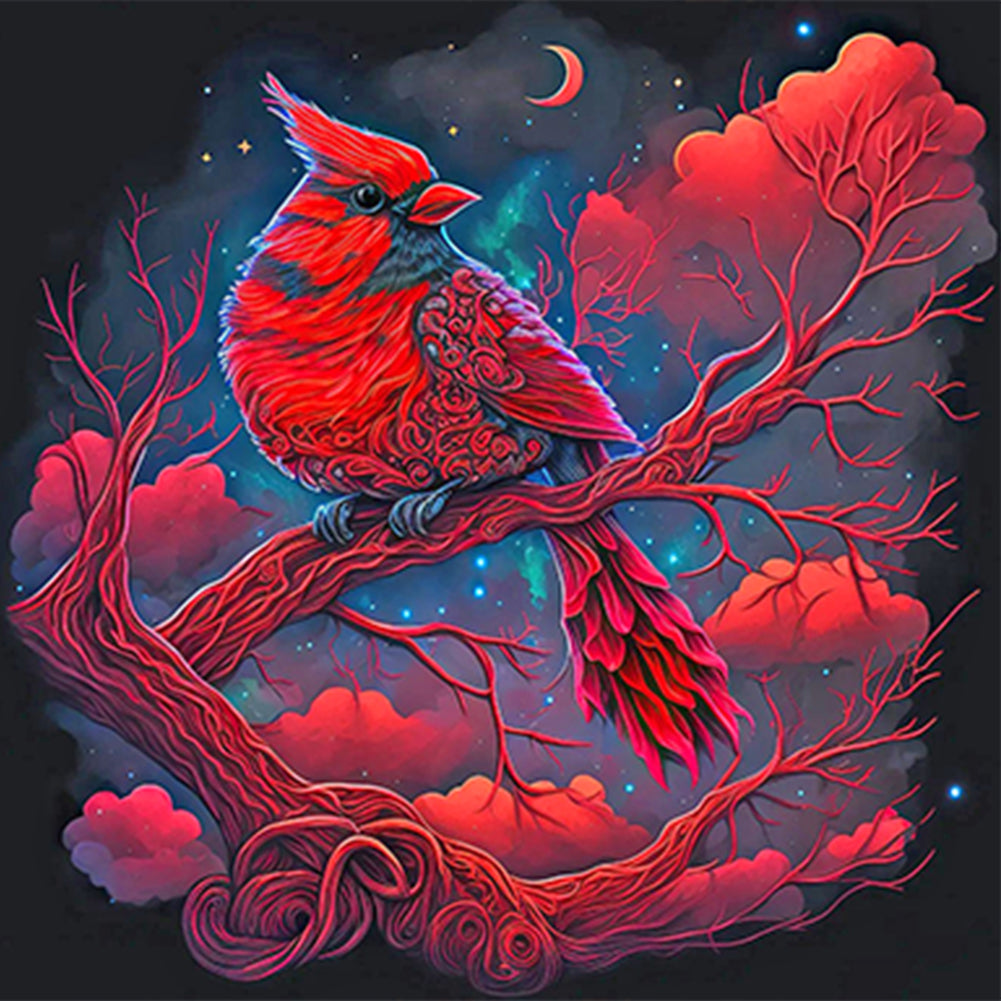 Cardinal - Full Round Drill Diamond Painting 30*30CM