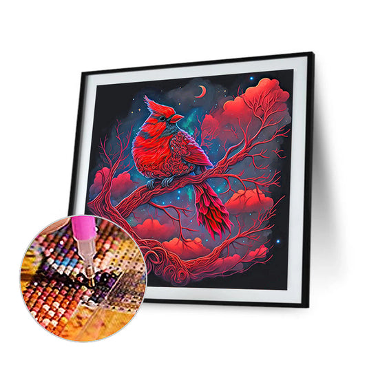 Cardinal - Full Round Drill Diamond Painting 30*30CM