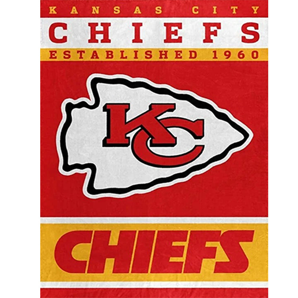 Kansas City Chiefs - Full Round Drill Diamond Painting 40*50CM