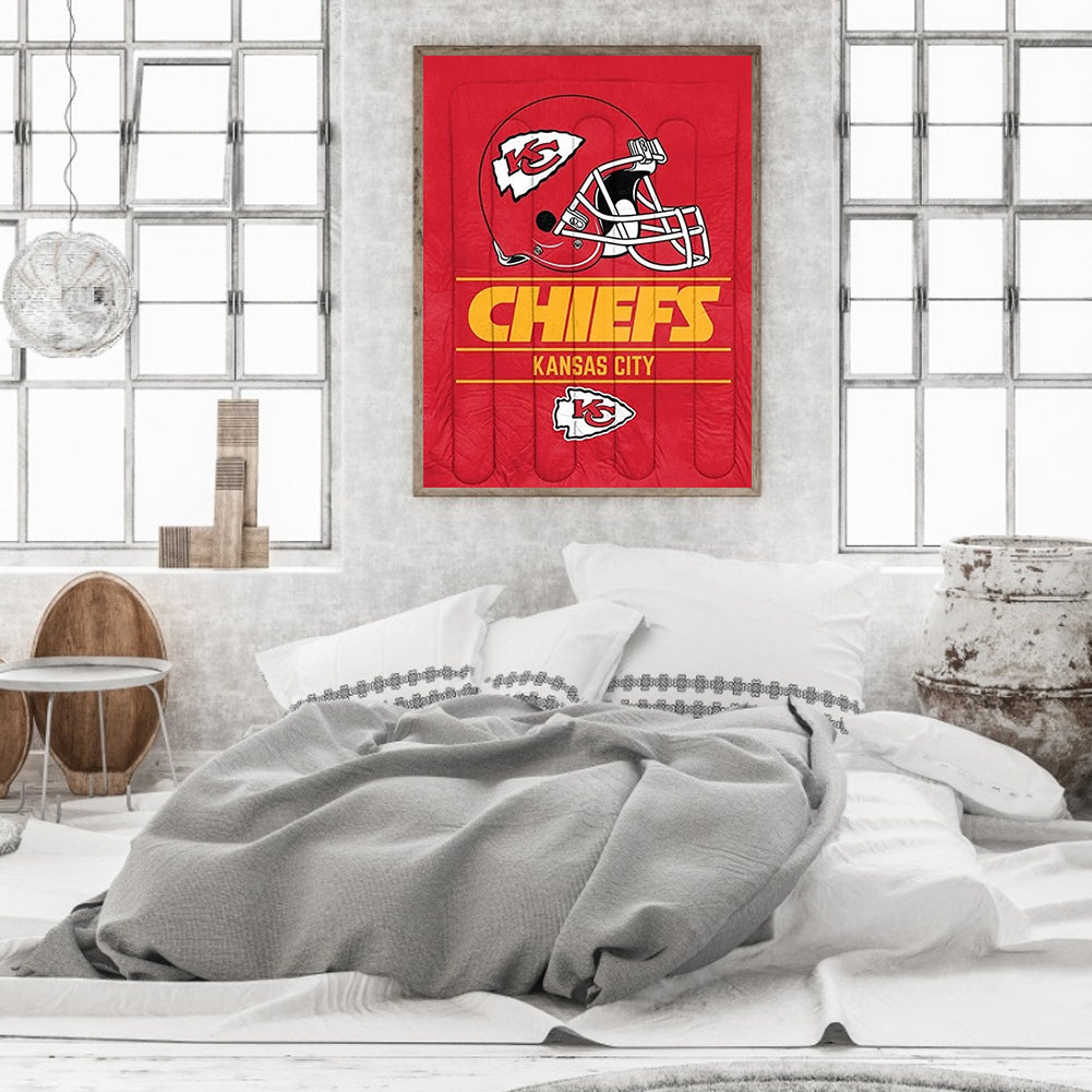 Kansas City Chiefs - Full Round Drill Diamond Painting 40*50CM