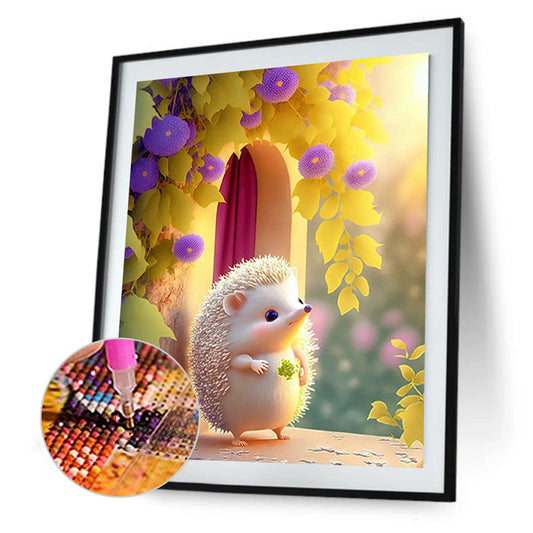 Hedgehog - Full Round Drill Diamond Painting 30*40CM