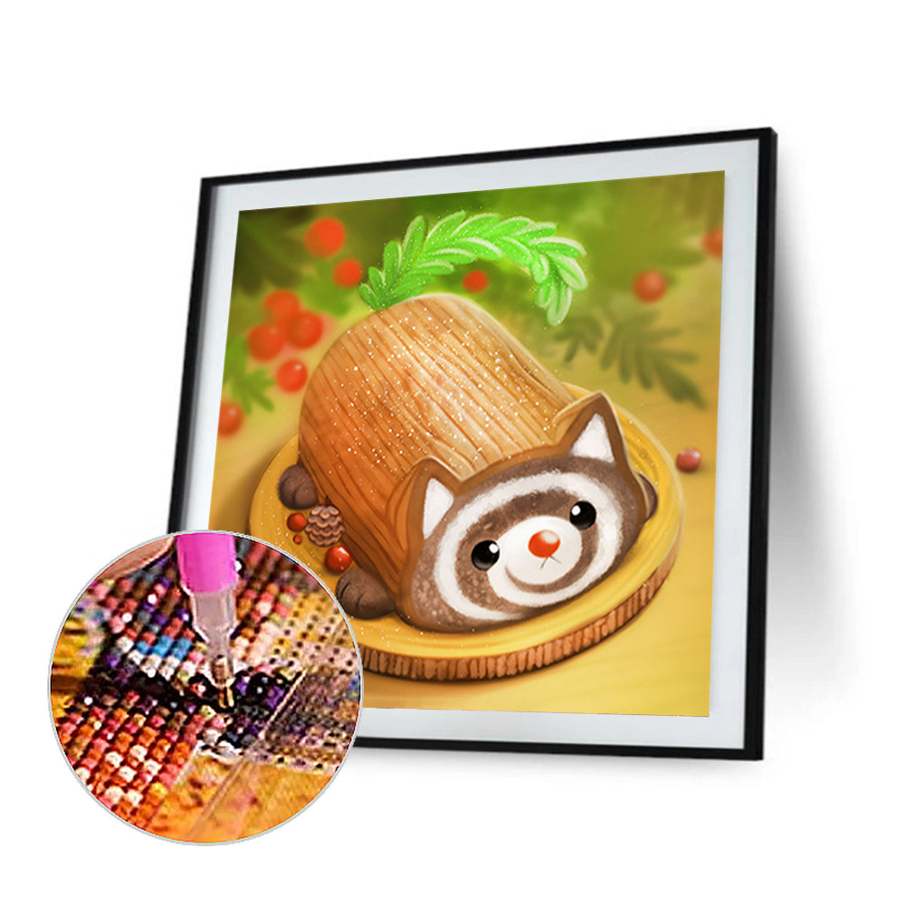 Cute Dessert Animal - Full Round Drill Diamond Painting 30*30CM