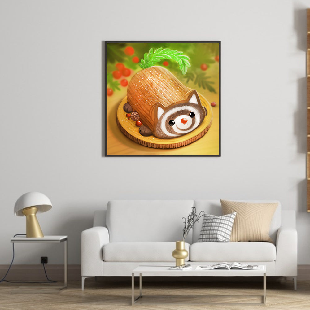 Cute Dessert Animal - Full Round Drill Diamond Painting 30*30CM