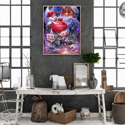Red Rose Fantasy - Full Round Drill Diamond Painting 30*40CM