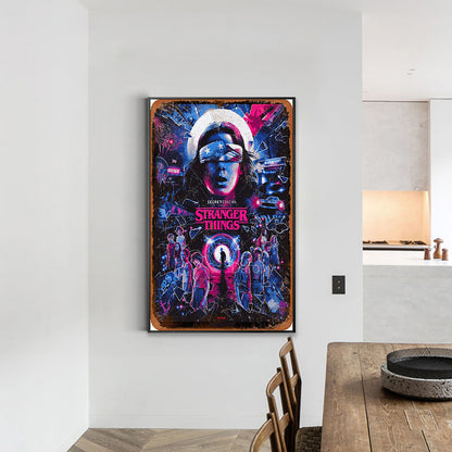 Stranger Things - Full Round Drill Diamond Painting 30*50CM