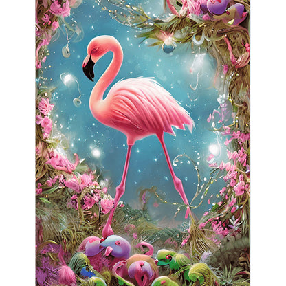 Flamingo - Full Round Drill Diamond Painting 30*40CM