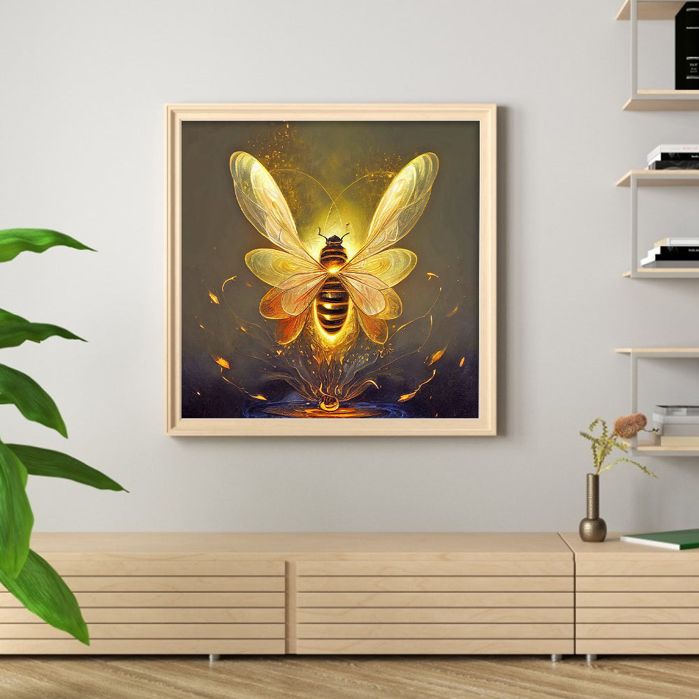 Bee - Full Round Drill Diamond Painting 30*30CM