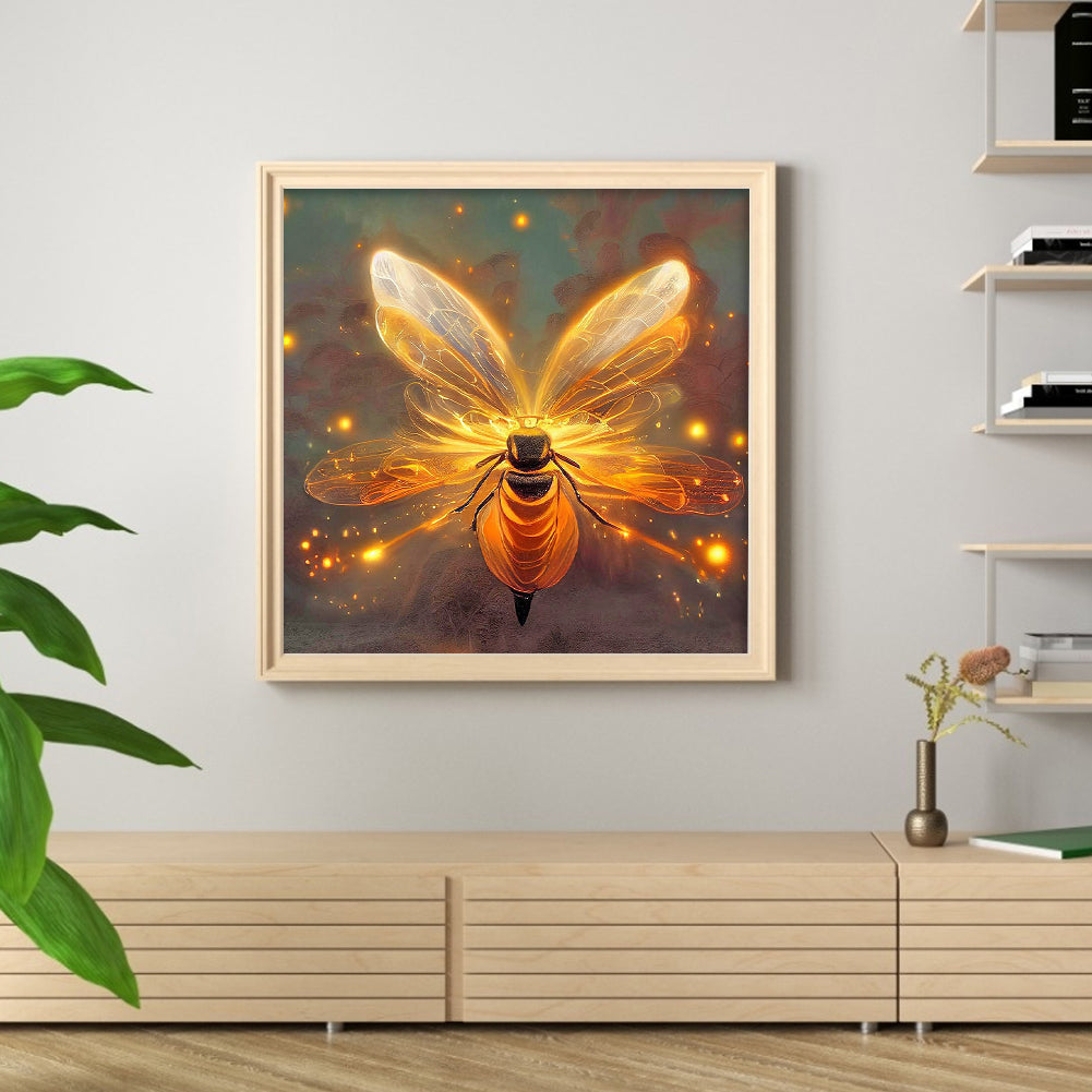 Bee - Full Round Drill Diamond Painting 30*30CM