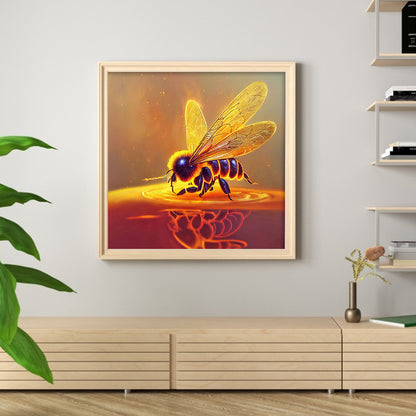 Bee - Full Round Drill Diamond Painting 30*30CM