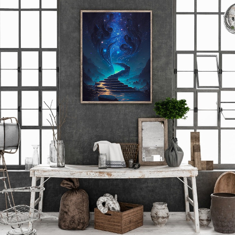 Road To Sky - Full Square Drill Diamond Painting 40*50CM