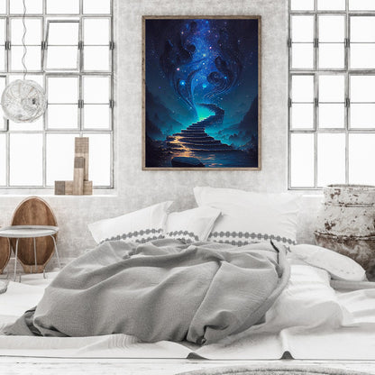 Road To Sky - Full Square Drill Diamond Painting 40*50CM