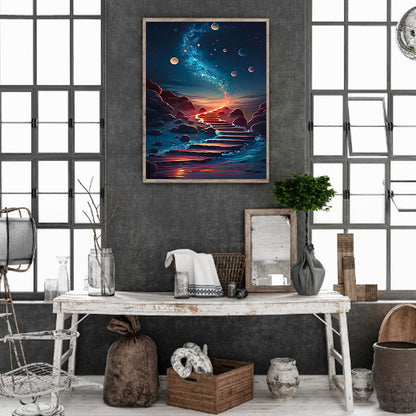 Road To Sky - Full Square Drill Diamond Painting 40*50CM