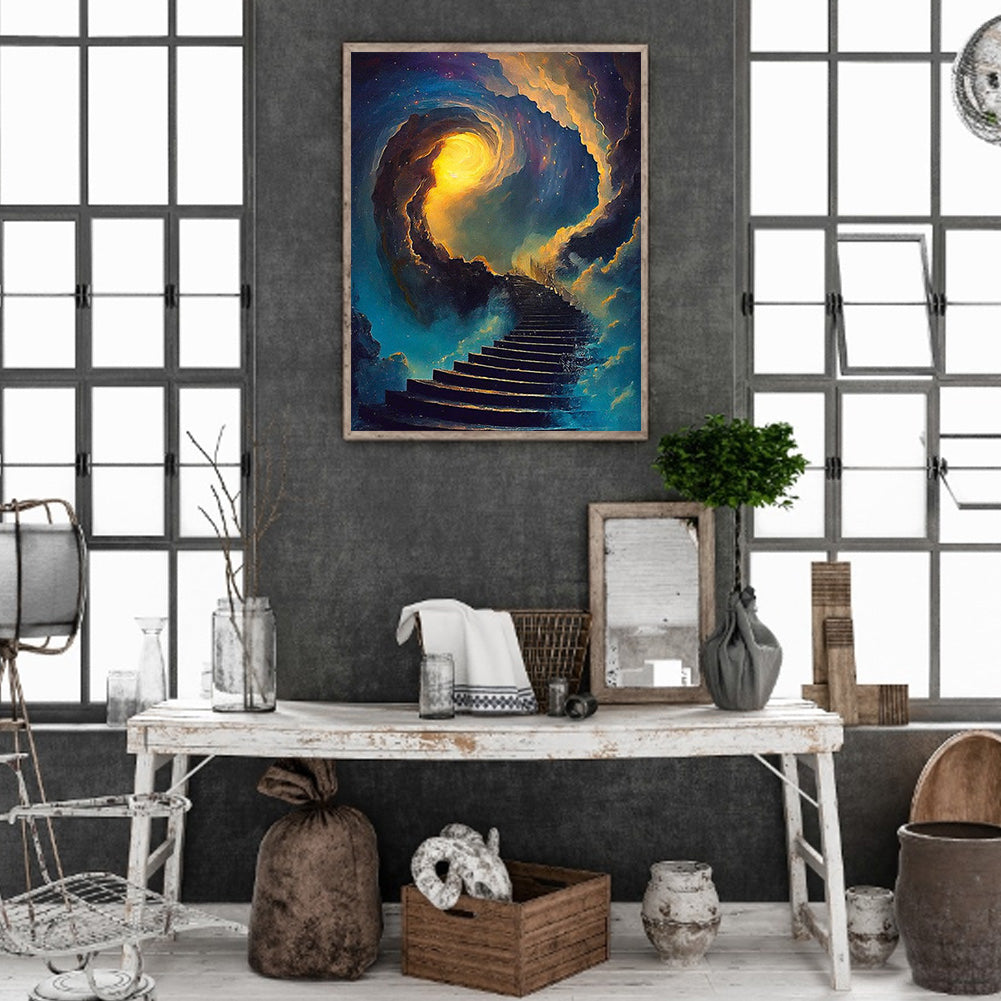 Road To Sky - Full Square Drill Diamond Painting 40*50CM