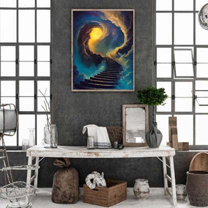 Road To Sky - Full Square Drill Diamond Painting 40*50CM