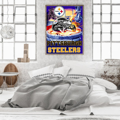 American Football Field - Full Square Drill Diamond Painting 30*40CM