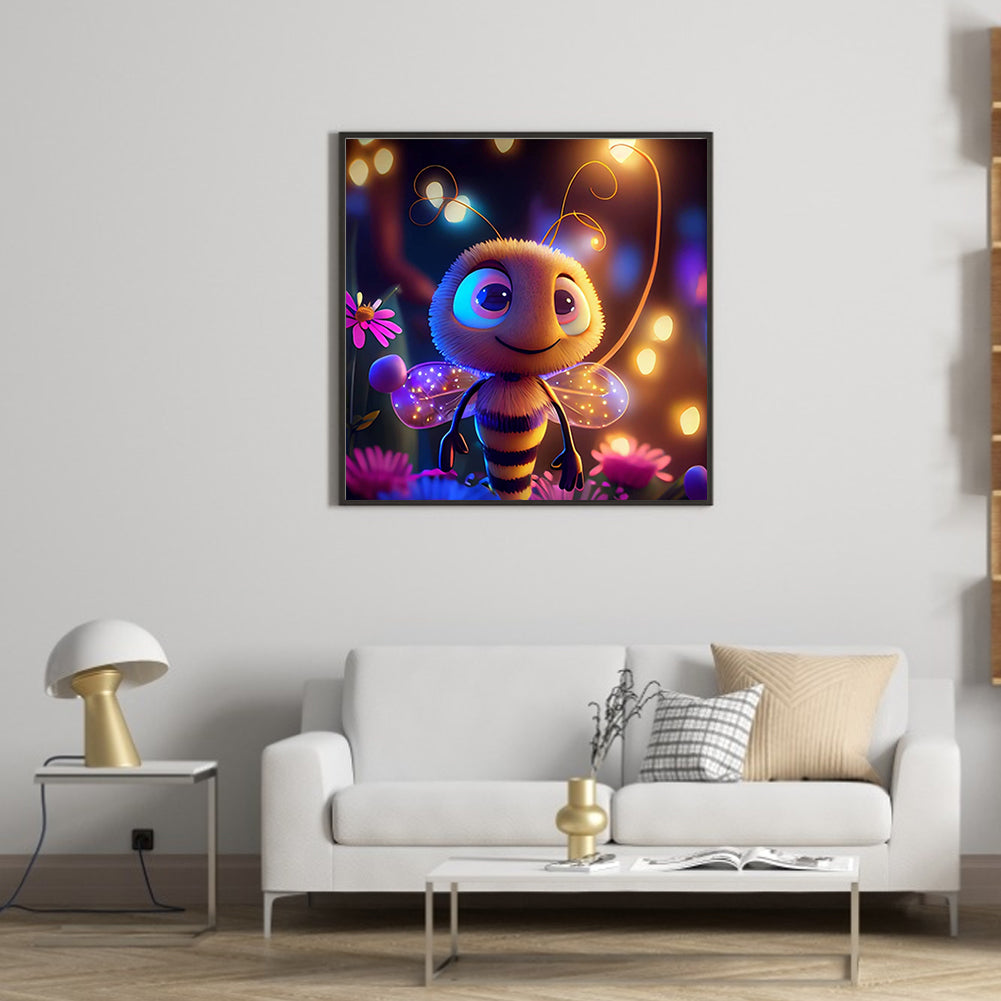 Cartoon Bee - Full Round Drill Diamond Painting 30*30CM