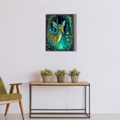 Elk - Full Round Drill Diamond Painting 30*40CM