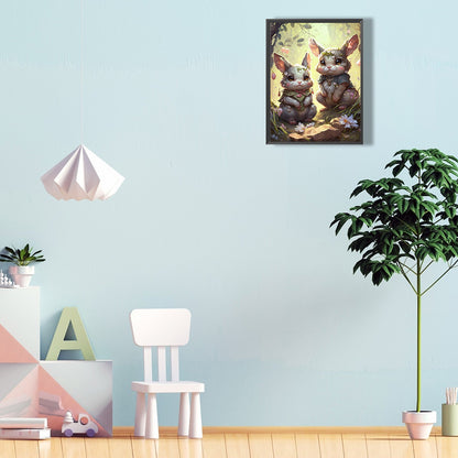 Bunny - Full Round Drill Diamond Painting 30*40CM