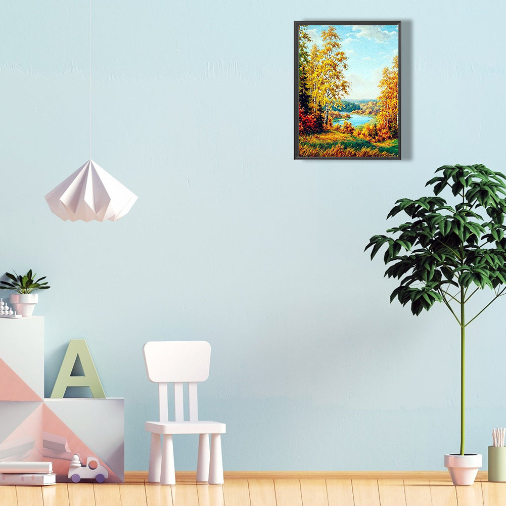 Forest - Full Round Drill Diamond Painting 30*40CM