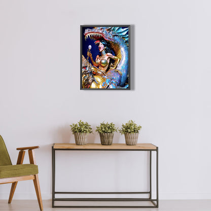 Beauty And The Beast - Full Round Drill Diamond Painting 30*40CM