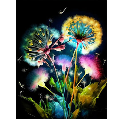 Dandelion - Full Square Drill Diamond Painting 30*40CM