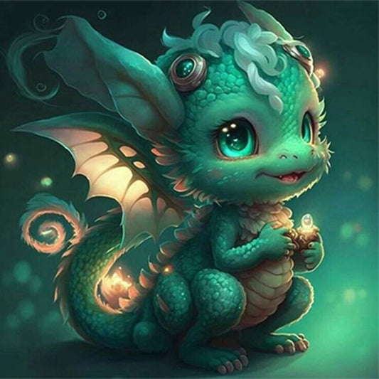 Dragon - Full Square Drill Diamond Painting 30*30CM