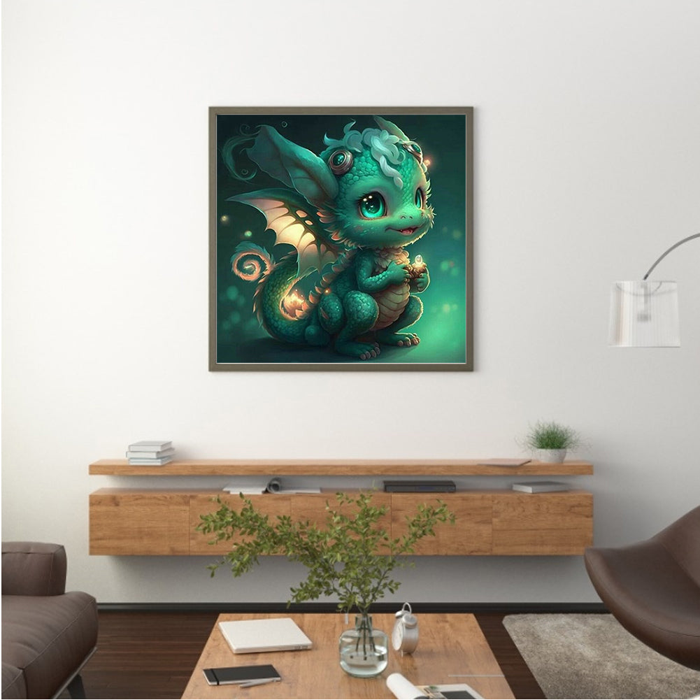 Dragon - Full Square Drill Diamond Painting 30*30CM