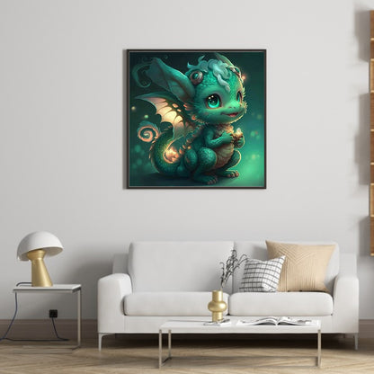 Dragon - Full Square Drill Diamond Painting 30*30CM