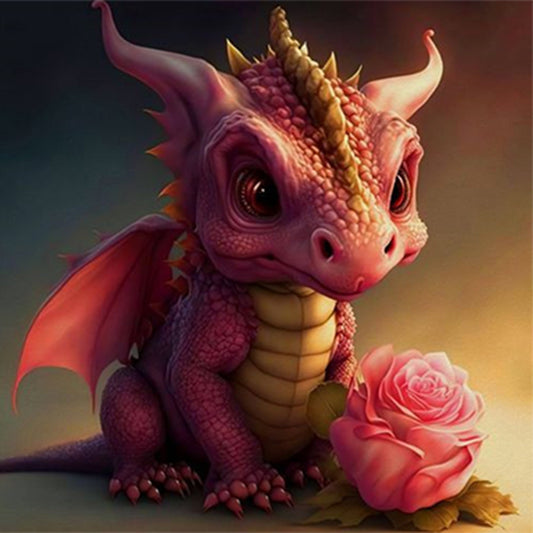 Dragon - Full Square Drill Diamond Painting 30*30CM