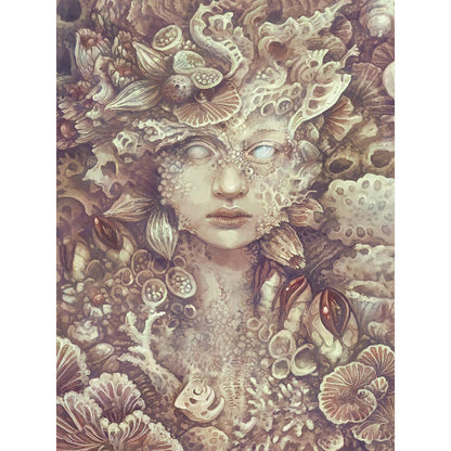 Personality Girl - Full Round Drill Diamond Painting 30*40CM