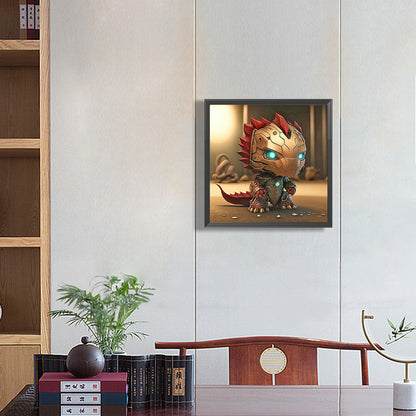 Marvel Iron Man Dragon - Full Round Drill Diamond Painting 30*30CM