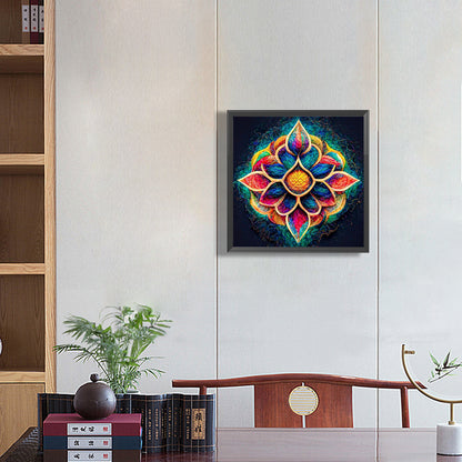 Colorful Mandala - Full Round Drill Diamond Painting 30*30CM